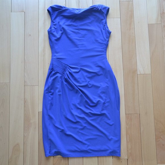 Lauren Ralph Lauren Dress Cocktail Professional Size 8P (Women's) Royal Blue - Picture 4 of 4
